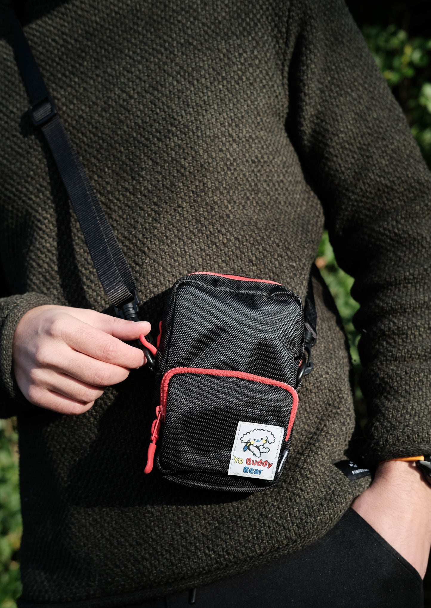 YBB Dog Walking Bag - Monochrome Black