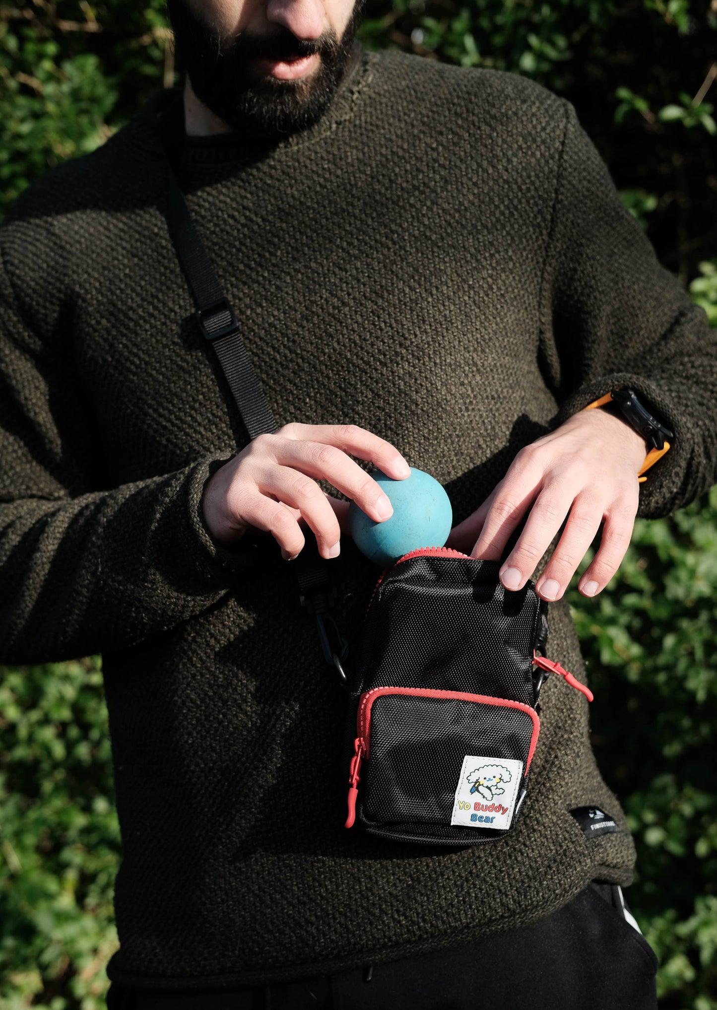 YBB Dog Walking Bag - Monochrome Black