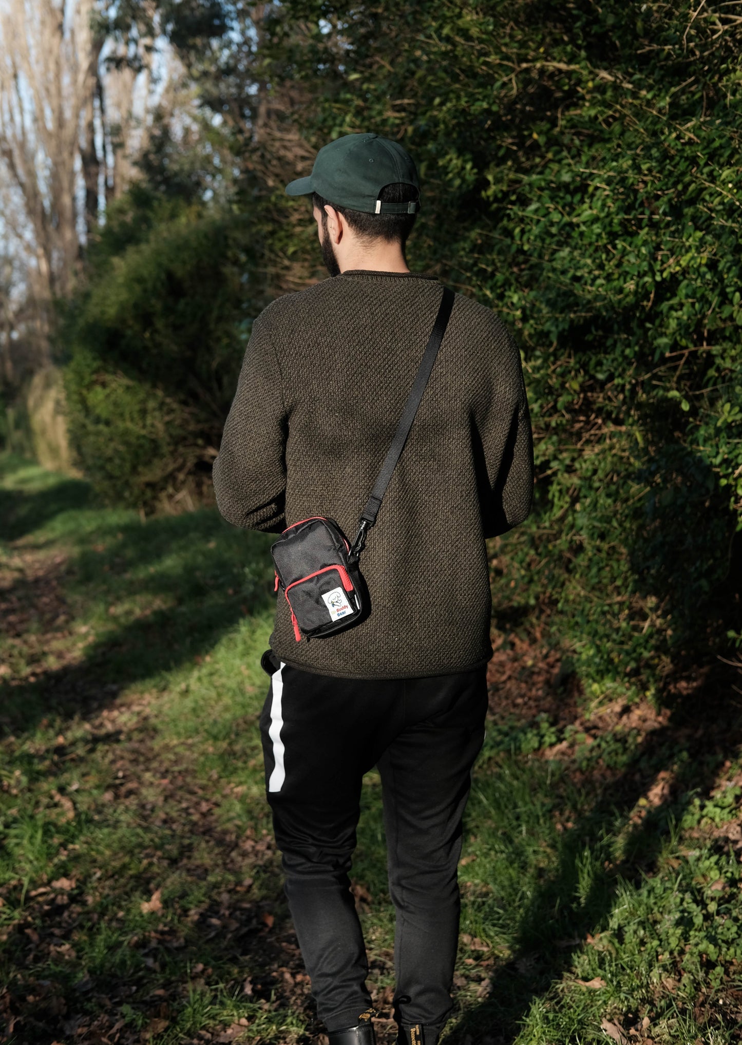 YBB Dog Walking Bag - Monochrome Black